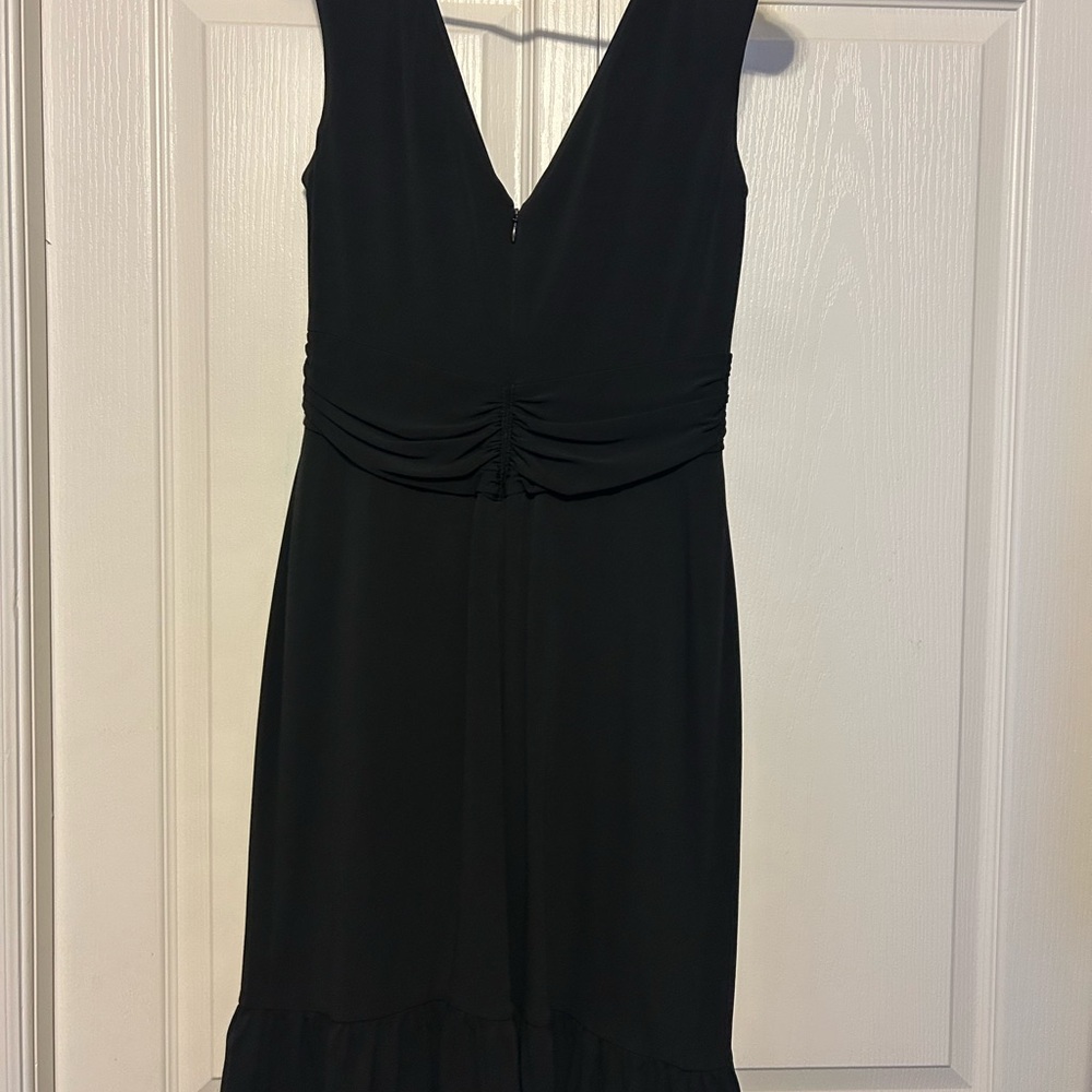 White House Black Market Black Backless Dress